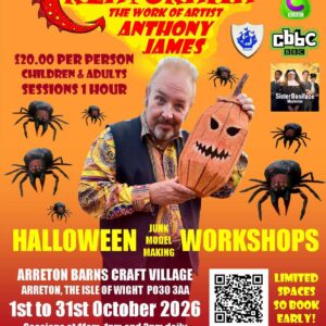 HALLOWEEN Junk Model Making Workshop for Adults and Children for 3 PEOPLE - Various dates available between 1st-31st October 2026